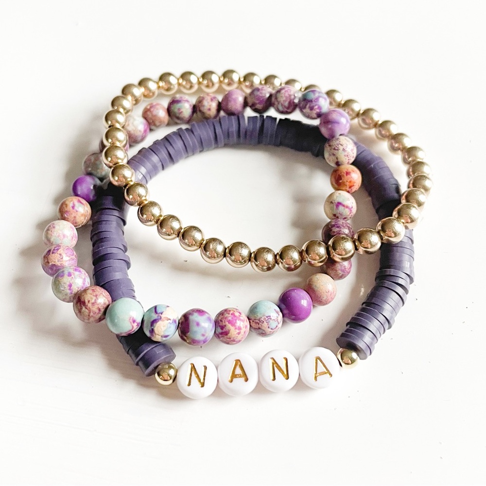 “Purple Rain” bracelet set